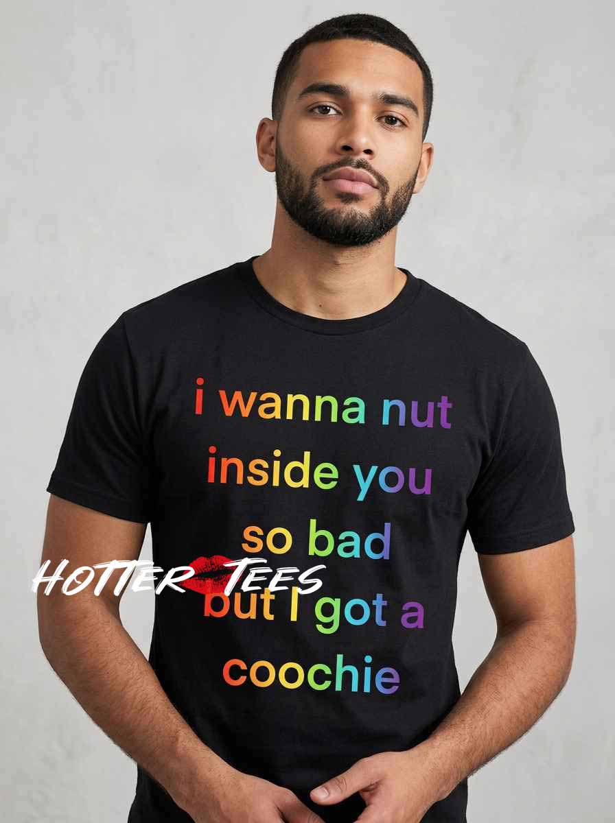 Humorous Pride Meme Typography Rainbow LGBTQ Shirt featuring colorful rainbow graphics, playful pride-inspired typography, meme-style humor, bold lettering, and expressive graphic apparel design.